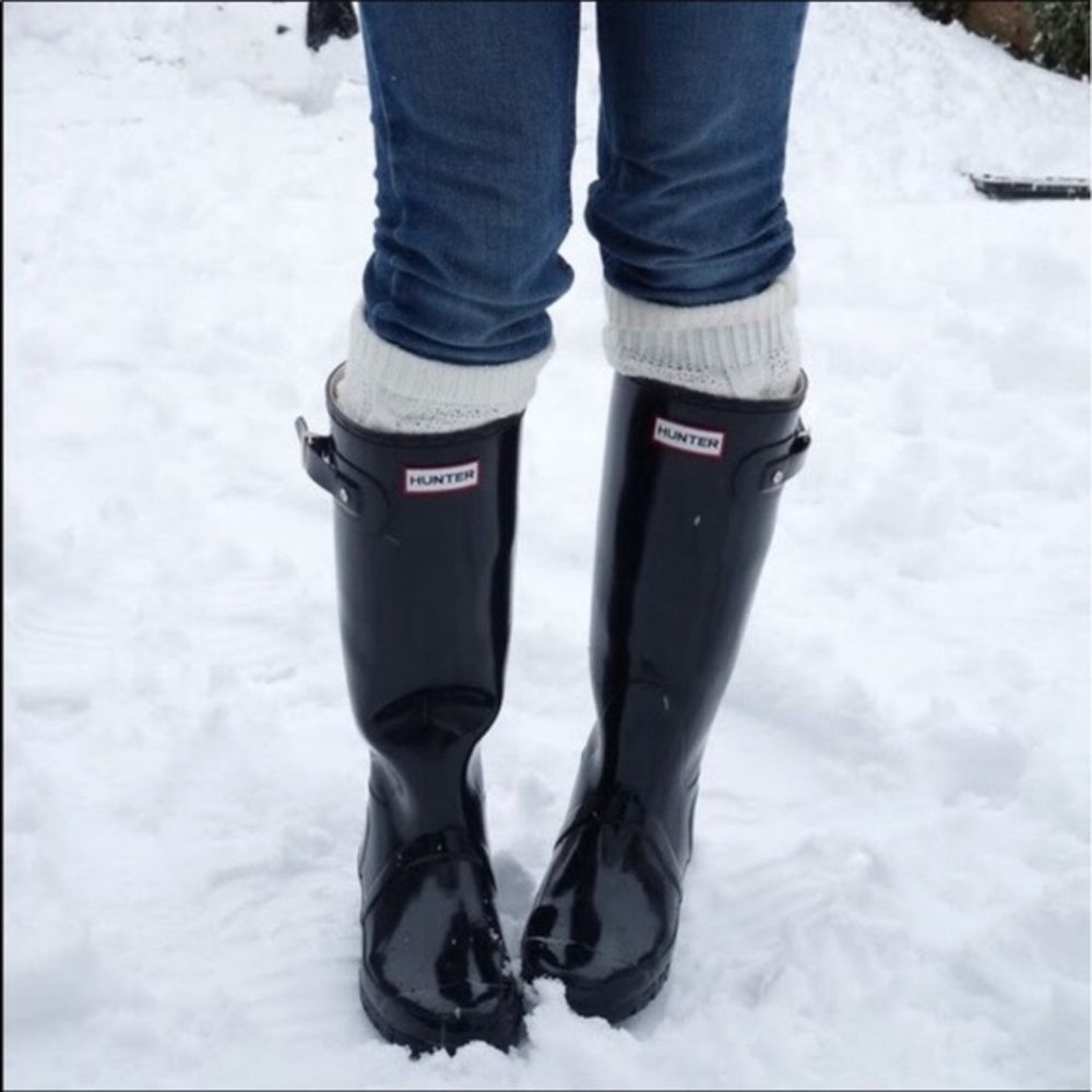 Hunter Black Original Tall Rain Boots